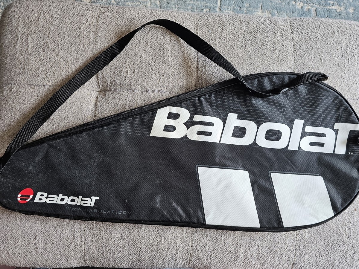 Babolat Tennis Racket Carry Case Bag with Strap Black White 29