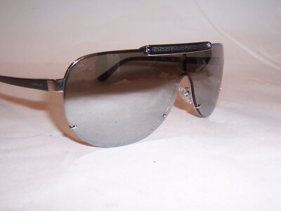 NEW VERSACE SUNGLASSES VE 2140 10006G SILVER/GRAY SILVER MIRROR AUTHENTIC
