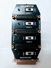 Telebyte Port Miser Model 31 Master Port Sharing Device Made in USA Vintage