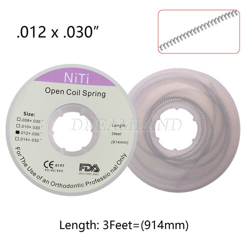 Dental Ortho Niti Open Coil Springs 020x030 inch 3 Feet (914mm) - 第 6/21 張圖片