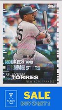 2019 Topps Stickers #102 Gleyber Torres/Chris Taylor