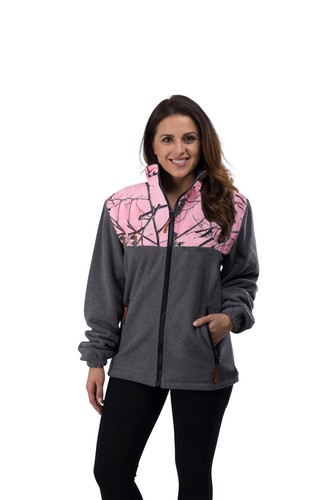 Women’s Classic Fit Polar Soft fleece Long Sleeve Full Zip Jacket Coat w/ Pocket - 第 22/32 張圖片