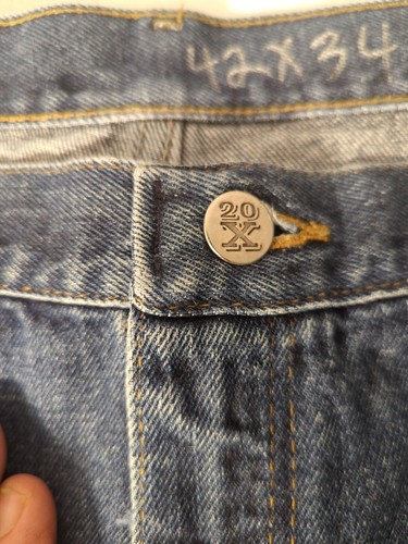 42x34 Wrangler 20X ~ Style 22 Original Men’s Jeans SUPER NICE CONDITION - Picture 4 of 10