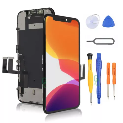 For iPhone 11 LCD Display Screen Replacement Lens Touch Digitizer Assembly OLED
