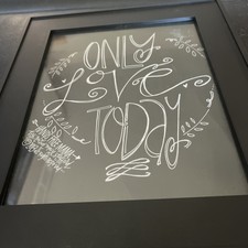 Only Love Today Hands Free Mama Framed Photo 