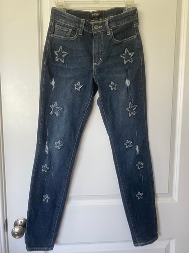 Buffalo David Bitton Jeans Womens W28 Star Stitching Hope Skinny Comfort Stretch - Picture 2 of 11