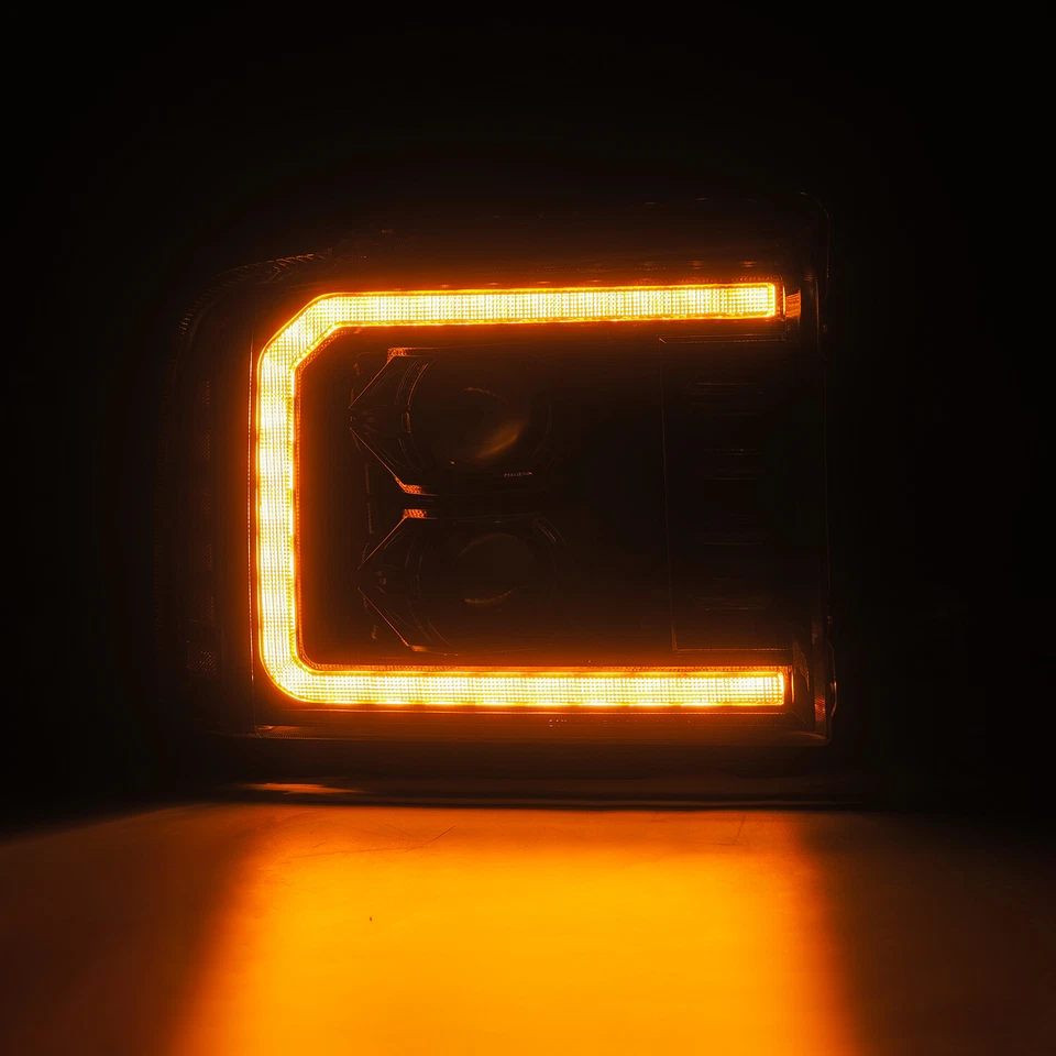 Faros LED alfa negros Fit 2005-2007 Ford Super Duty/Excursion serie PRO Foto 3 de 4