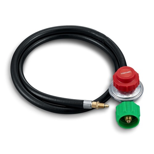 CONCORD 4 ft 0-30 PSI High Pressure Rubber Adjustable Regulator Hose (M/F) - 第 1/10 張圖片