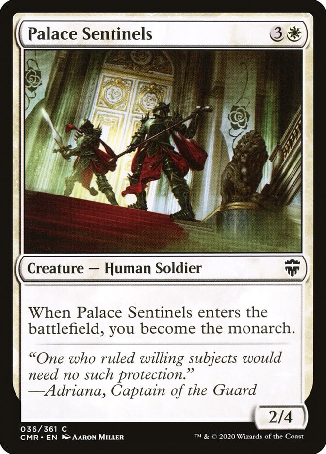 Palace Sentinels 36 C Commander Legends CMR MTG Foil