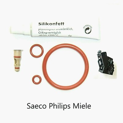 Dichtungssatz O-Ring SET+ Fett Auslaufstutzen Support SAECO Philips Kaffeevolla