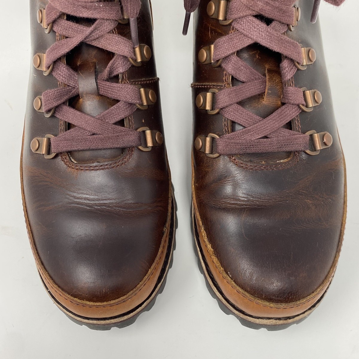 Chaco Womens Fields Leather Waterproof Lace Up Boots 