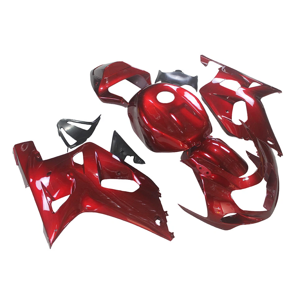 Kit de carenado de carrocería de plástico ABS para Suzuki GSXR600 GSXR750 2000-2003 - rojo caramelo Foto 3 de 4