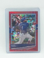 Elvis Andrus 2020 Donruss Optic Baseball FOTL RED PANDORA (10/79) Texas Rangers