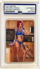Anna Bell Peaks Adult Film Star Sexy Actress Signed Auto 2x3 Photo PSA DNA #2