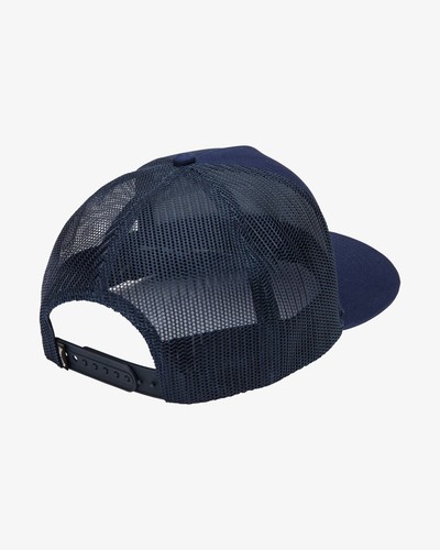 BILLABONG - Mens Bad Dog Trucker Cap - One Size - Deep Blue - Adjustable Hat - Picture 2 of 2