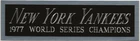 1999 NEW YORK YANKEES NAMEPLATE FOR AUTOGRAPHED Signed JERSEY-BASEBALL-PHOTO-BAT