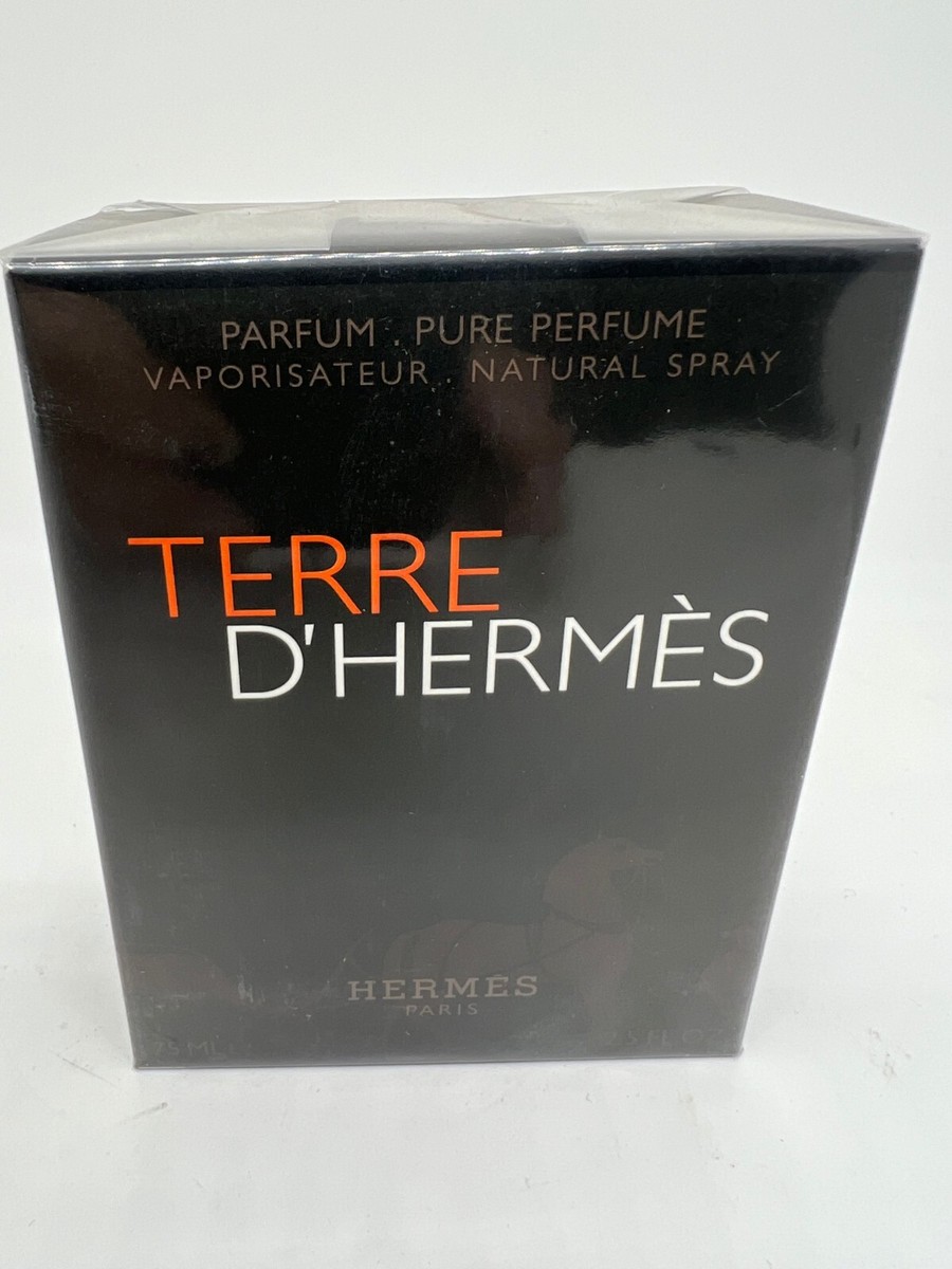 TERRE D'HERMES HERMES PARIS 2.5 oz / 75 ML Parfum - Pure Perfume