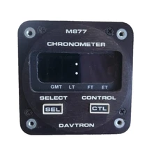 DAVTRON CLOCK CHRONOMETER MODEL 877