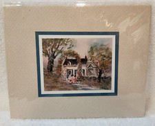 Ed Gifford "Best Friends" Dos Niñas Casa Arte Firmado Impresión 1991
