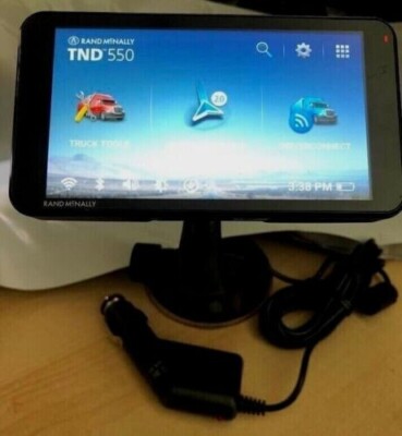 RAND MCNALLY TND-550 LM 5'' TRUCK GPS RECEIVER TND550 1yr WARRANTY