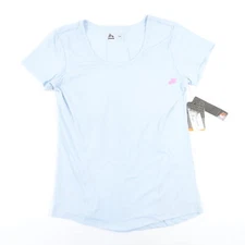 RBX PERFORMANCE LIGHT BLUE SMALL STRETCH TSHIRT WOMENS DEFECT