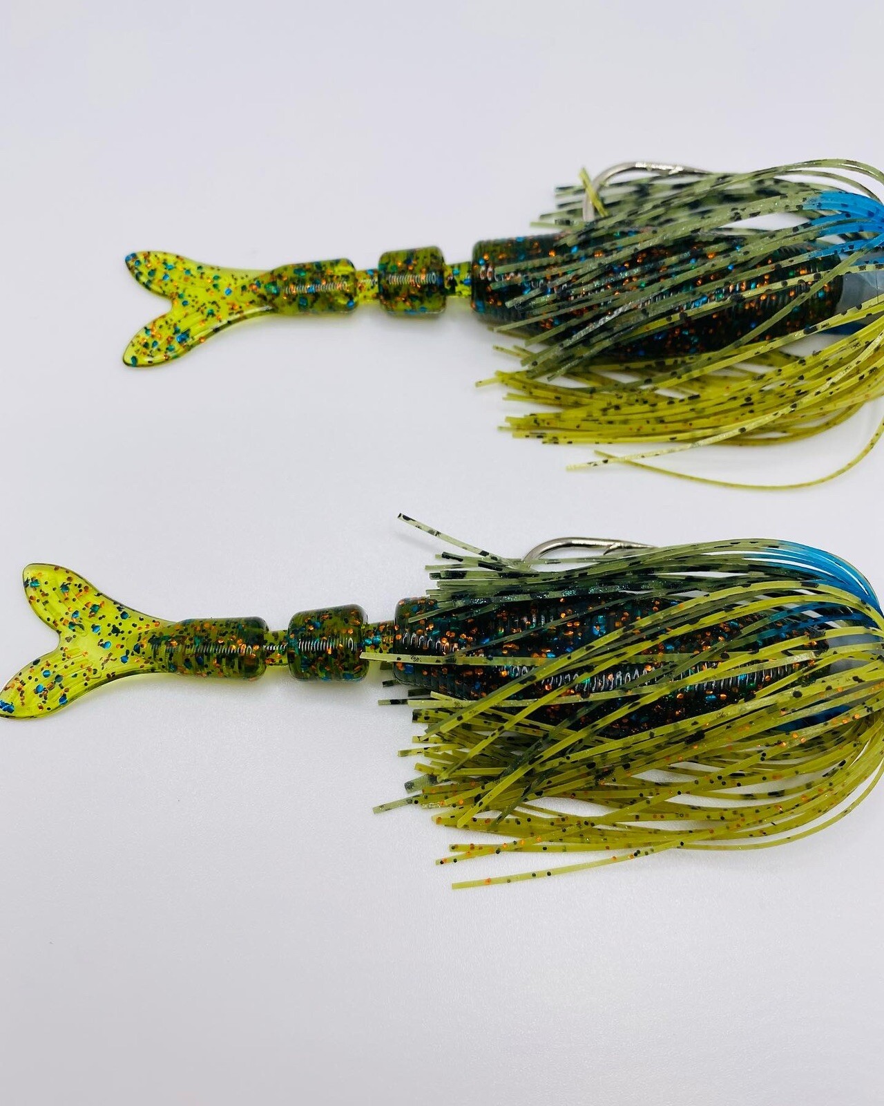 10-Pack Bluegill Soft Plastic Swimbaits - 4" Trailers For Chatterbaits, Bladed & Swim Jigs
