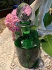 Kastrup Holmegaard Denmak Green HIVERT “Swig Jug” Schnapps Decanter MCM Prism…. — photo 4