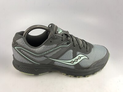 Saucony Womens Cohesion 11 S10427-1 Gray/ Mint Running Shoes  Size 9 US