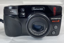 Olympus Super Zoom 3000 Multi AF 38-110mm Film Camera Works Tested READ