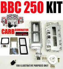 3121 Big Block Chevy Street Blower Shop Supercharger 250 8mm Kit Polished 2v