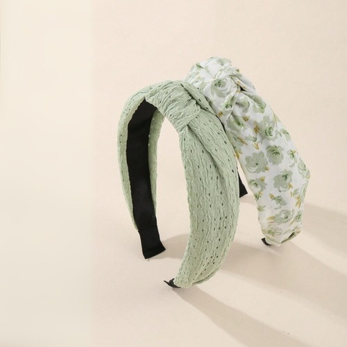 2Pcs Wide Soft Headband Women Girls Floral Alice band hair bands UK - Picture 22 of 28