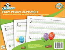 Easy Peasy Alphabet Tracing Book for Kids Ages 3-5, Pre K & Kindergarten Writing