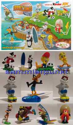 EINZELFIGUR bzw. VARIANTE + BPZ Ihrer Wahl aus Looney Tunes Active! / Kinder Joy
