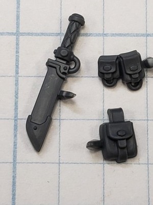 Warhammer 40k Leagues of Votann Bits Ironkin Steeljack Pouches Sheath #38