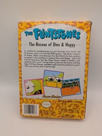 The Flintstones The Rescue of Dino & Hoppy Nintendo NES CIB With Box & Manual