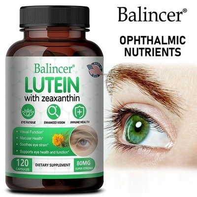 Eye Vitamins Lutein with Zeaxanthin 60 mg - Premium Eye Protection Formula