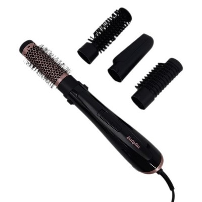 BaByliss Perfect Finish - 1000W Warmluftbürste. 3 Aufsätze zum Glätten, Volumen