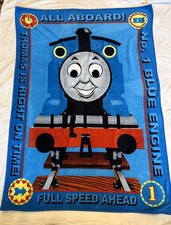 2005 Thomas And Friends The Tank Engine 45wx60l Soft Cozy Fleece Blanket Euc 2005 Thomas And Friends The Tank Engine 45wx60l Soft Cozy Fleece Blanket Euc