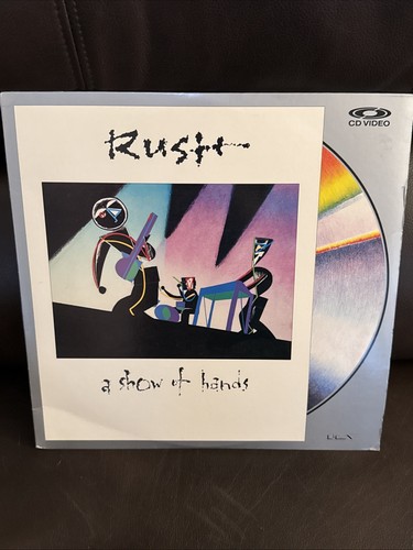 RUSH - A SHOW OF HANDS Laserdisc LD - Tested