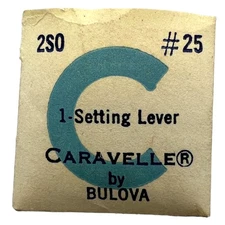 Caravelle 2SO SETTING LEVER Watch Material Part No. 25 VTG NOS