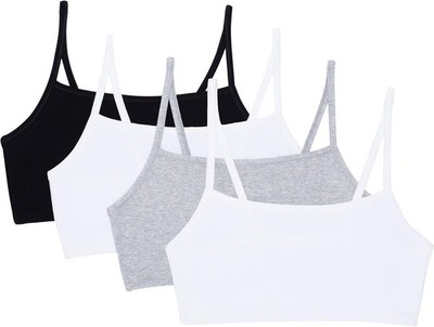 Fruit of the Loom Women Spaghetti Strap Cotton Sports Bra