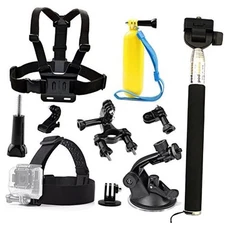 Head Mount Chest Mount Selfie Stick Compatible with Gopro Hero 13 12 11 6 in 1