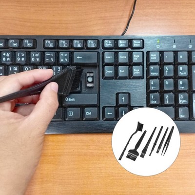 6 PCS/Set Tastatur Reinigungspinsel Tastaturreinigungsbürste Staubreinigung