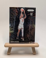 Saniya Rivers 2025 Panini Prizm WNBA #1 Fireworks Connecticut Sun