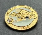 MOTORCYCLE Pin Badge BULLDOG BASH 1996
