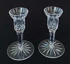 Waterford Crystal LISMORE Vintage Candlestick Holders