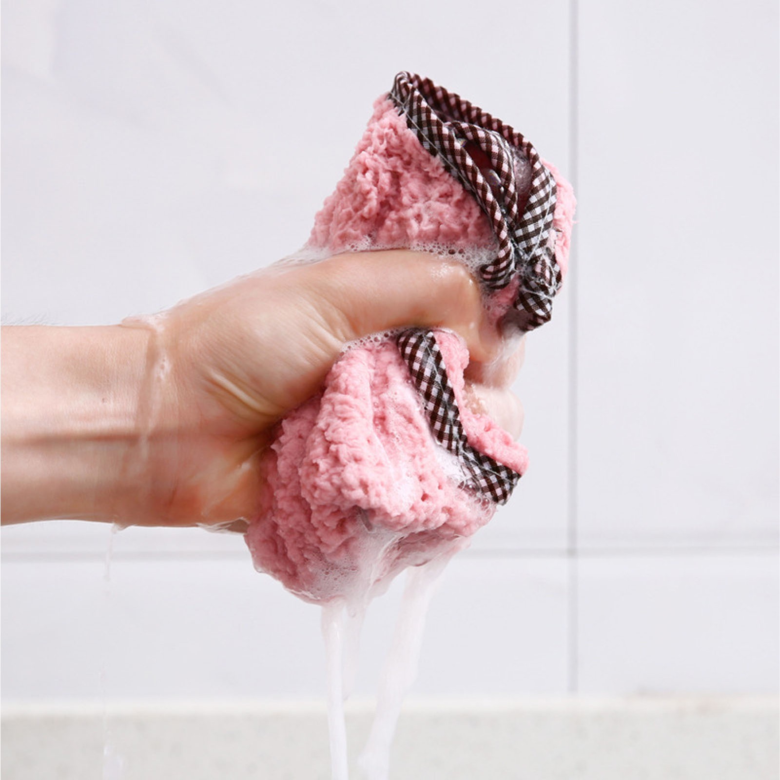 Super Absorbent Coral Fleece Dish Towels For Kitchen Recommended