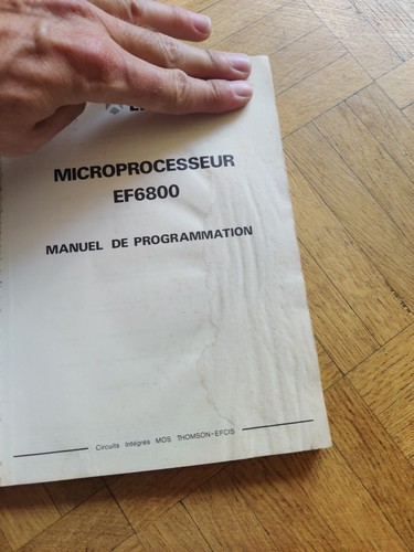 Manuel De Programmation Microprocesseur EF 6800 - Abîmé Complet - Photo 2/5