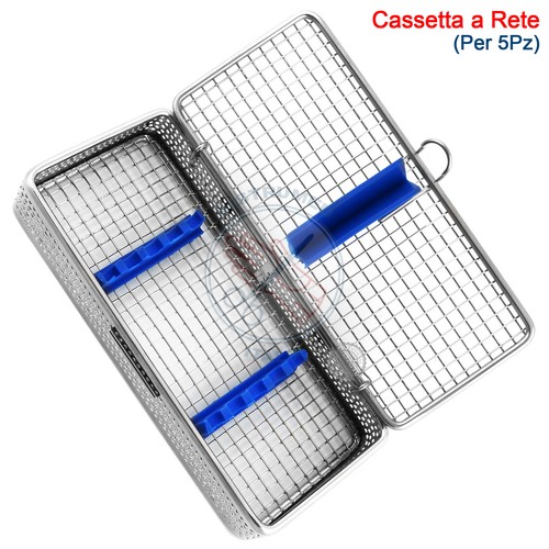 Cassetta a Rete per 5Pz Strumenti di Sterilizzazione Vassoio Chirurgica Cassette - Afbeelding 3 van 3