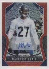 2019 Panini Prizm Rookies Red Shimmer 8/25 Marquise Blair #397 Auto ow1